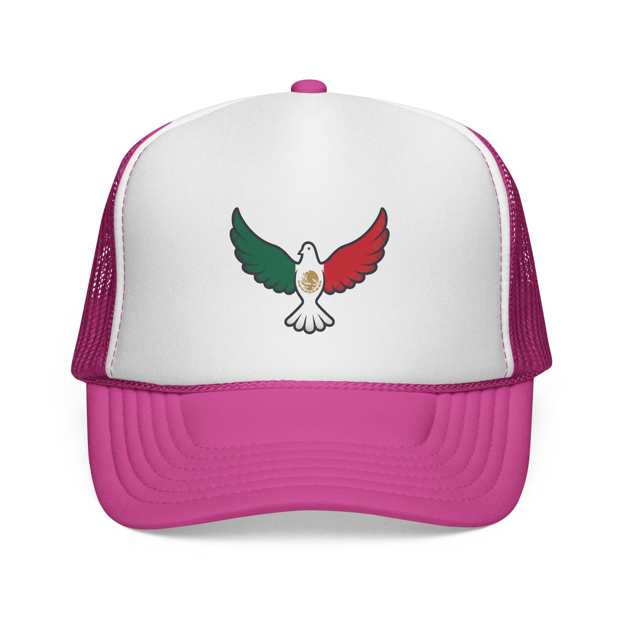 Patriotic Dove Trucker Cap — Mexican Flag Colors - Unisex