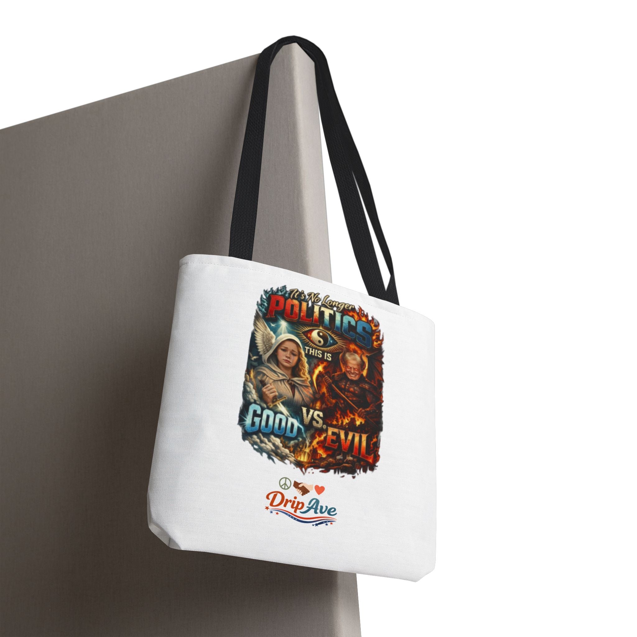 It's No Longer Politics Tote Bag — Peace, Strength & Purpose Double-Sided Empowerment Bag