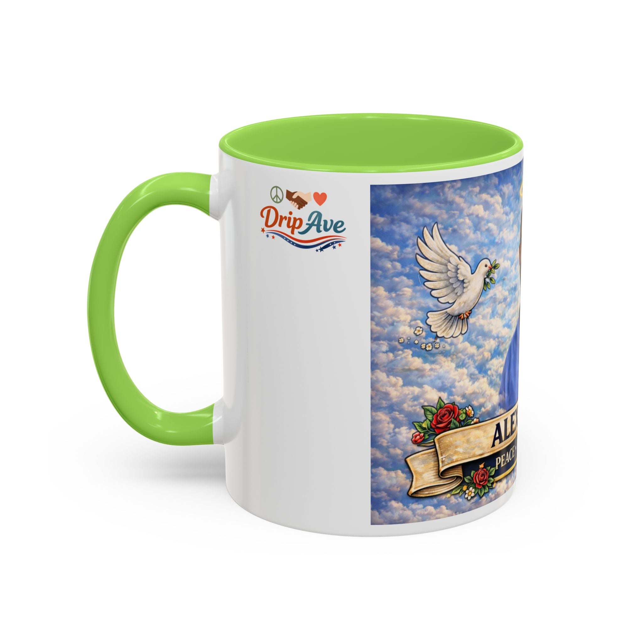 Memorial Tribute Mug — Alex Pretti - Honor Their Memory with Love, Peace & Remembrance