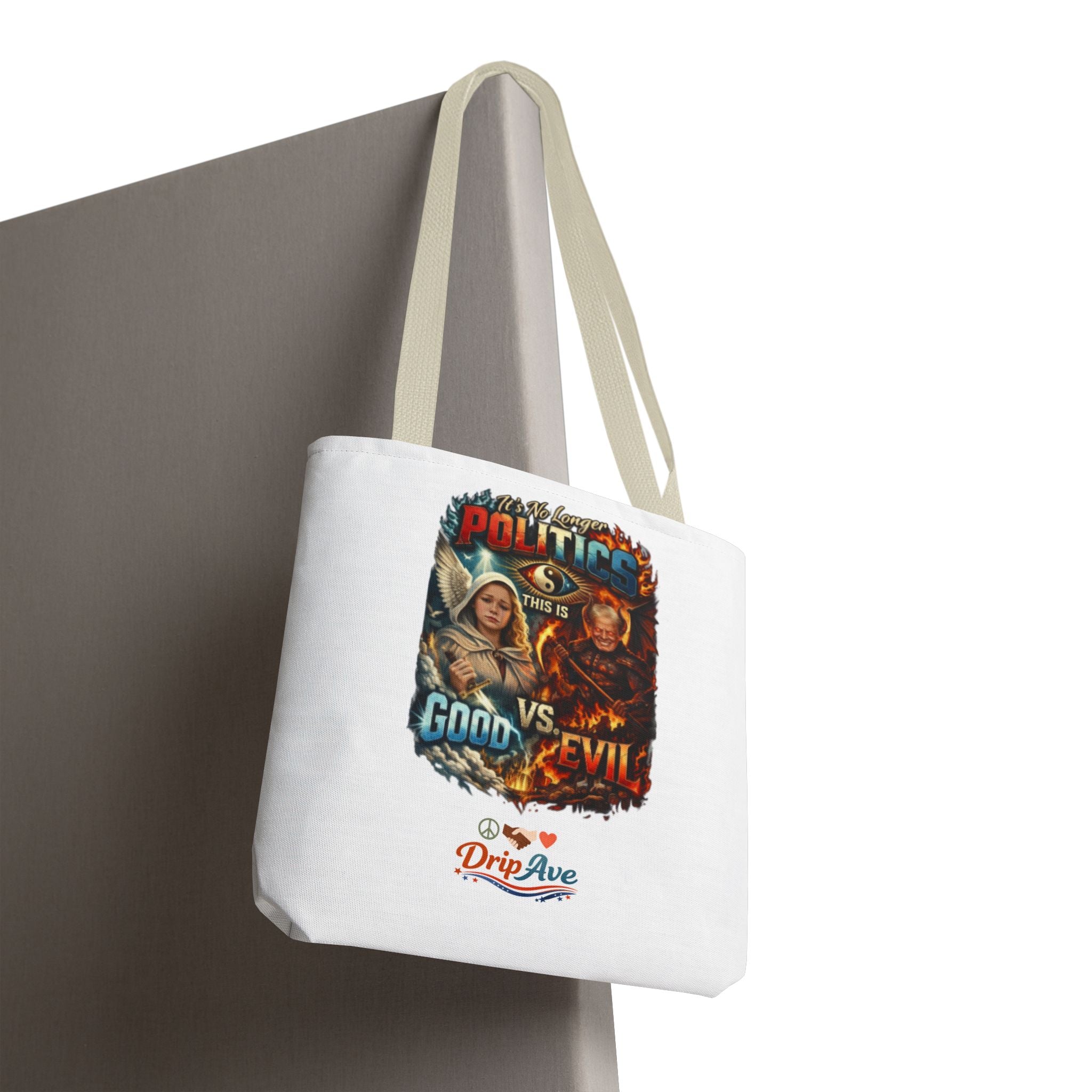 It's No Longer Politics Tote Bag — Peace, Strength & Purpose Double-Sided Empowerment Bag