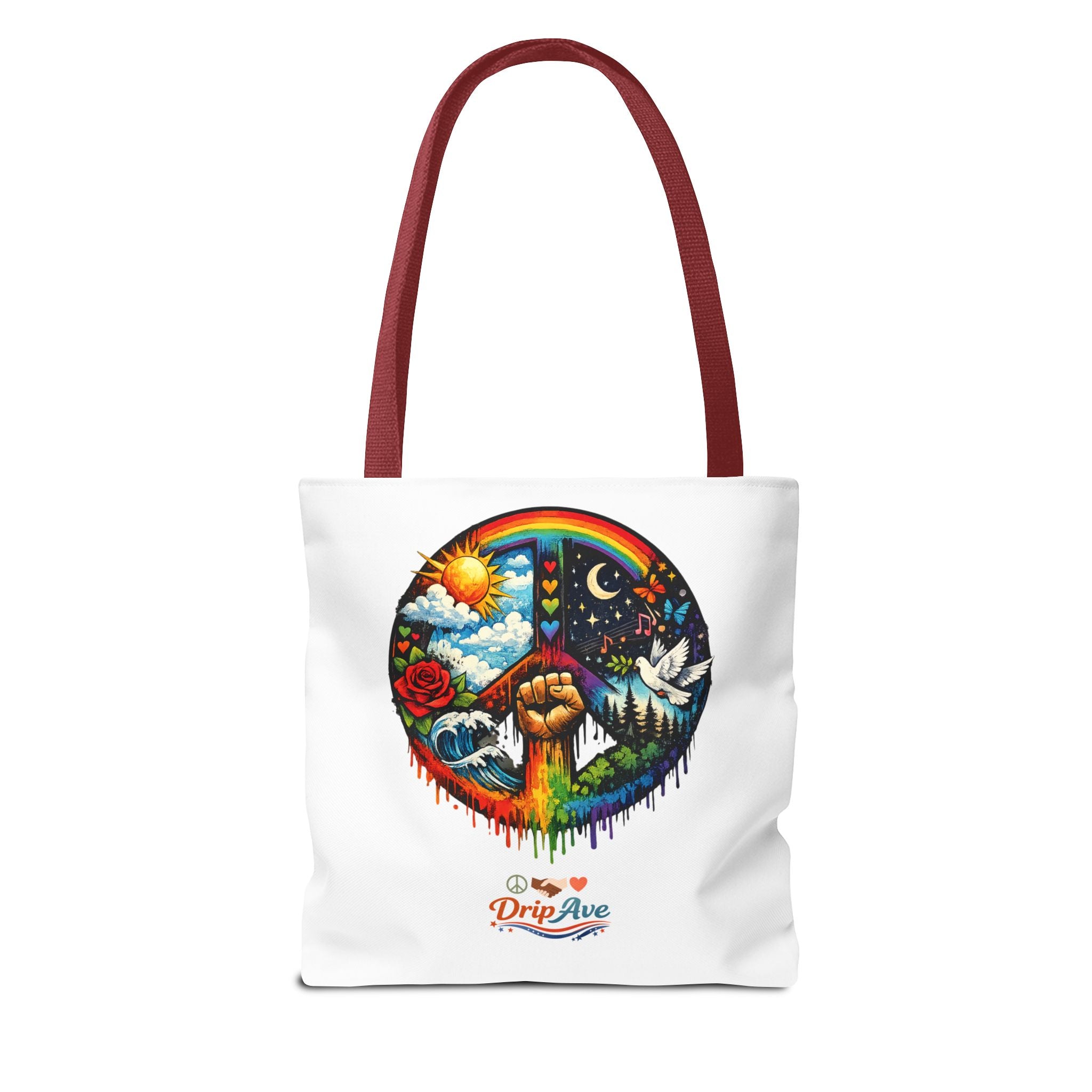 It's No Longer Politics Tote Bag — Peace, Strength & Purpose Double-Sided Empowerment Bag