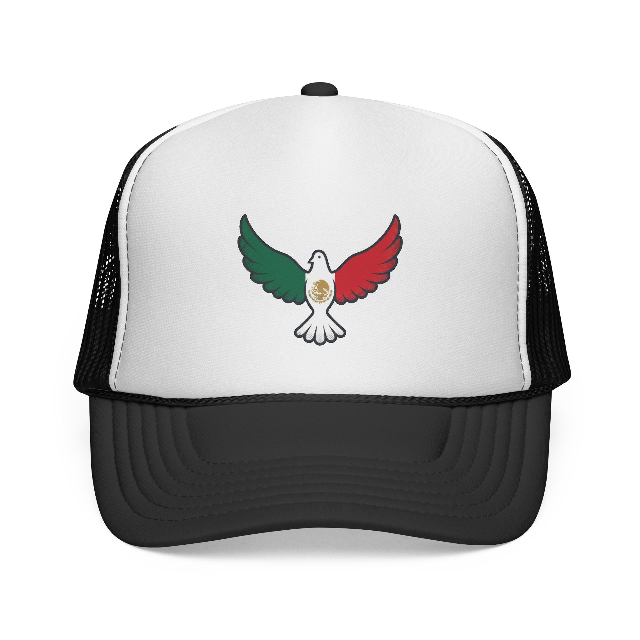 Patriotic Dove Trucker Cap — Mexican Flag Colors - Unisex