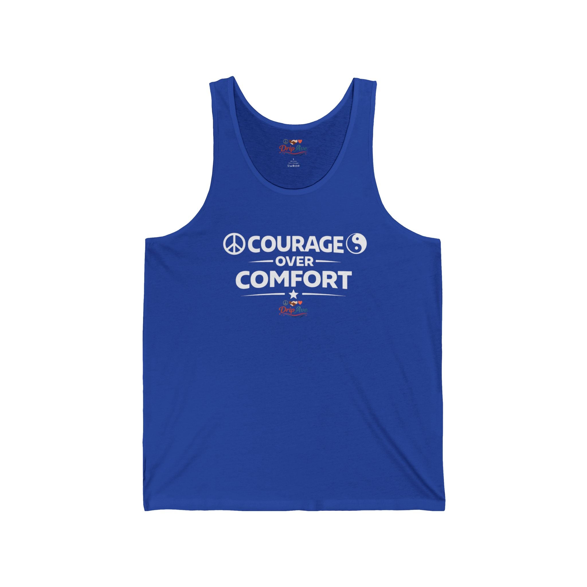 Courage Over Comfort Shirt, Motivational Graphic Tee, Inspirational Quote T Shirt, Positive Message Shirt, Streetwear Statement Tee, Unisex Gift
