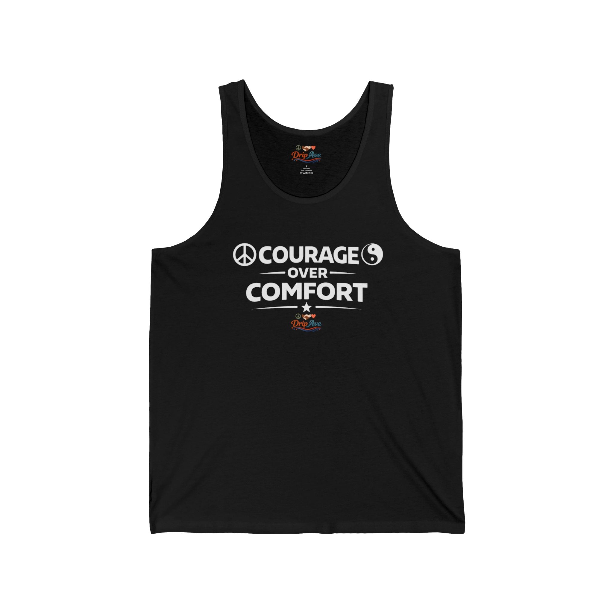 Courage Over Comfort Shirt, Motivational Graphic Tee, Inspirational Quote T Shirt, Positive Message Shirt, Streetwear Statement Tee, Unisex Gift
